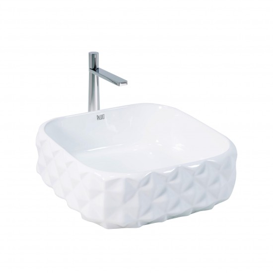 Paluci Leonardo White Kare Lavabo