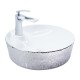 Paluci Tesla White Silver Lavabo 