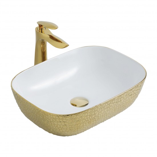 Paluci Jasmine Leopar Gold Lavabo