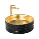 Paluci Cupra Matt Black Gold Lavabo