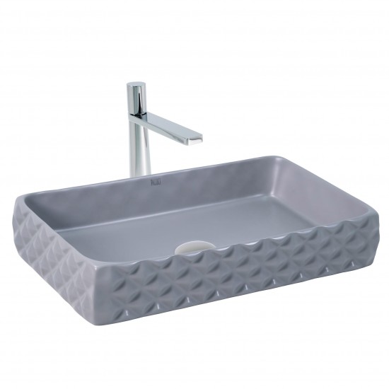 Paluci Leonardo Plus Gray Dikdörtgen Lavabo