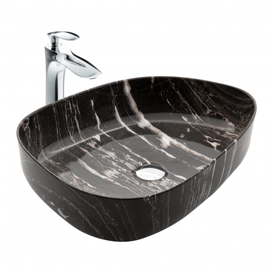 Paluci Duru Alexandra Black Lavabo