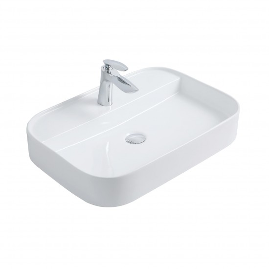 Paluci Anka Plus White Dikdörtgen Lavabo