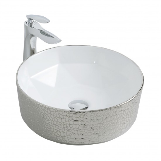 Paluci Melissa Leopar Silver Lavabo