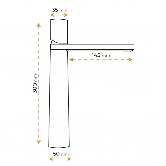 Semazen Chrome Orta Tip Lavabo Bataryası